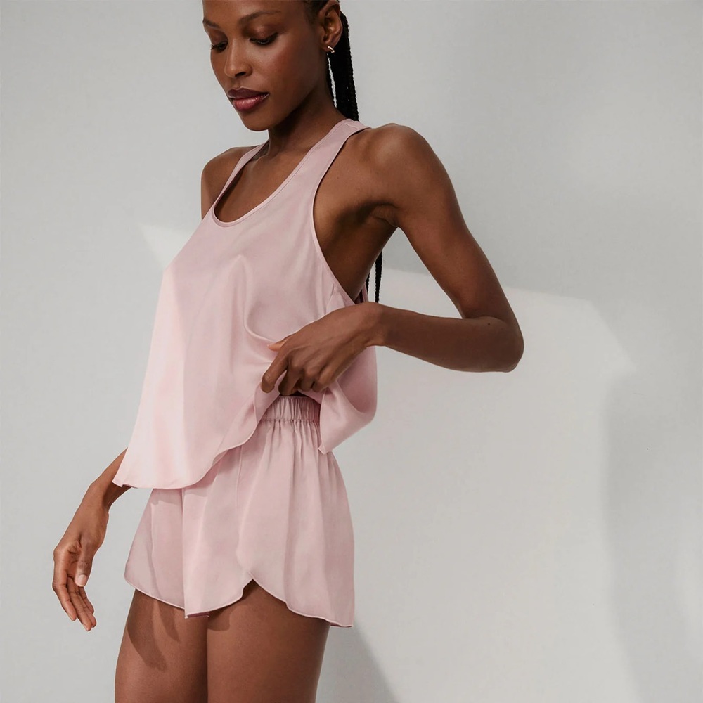 LUNYA washable silk sleep set. Size S